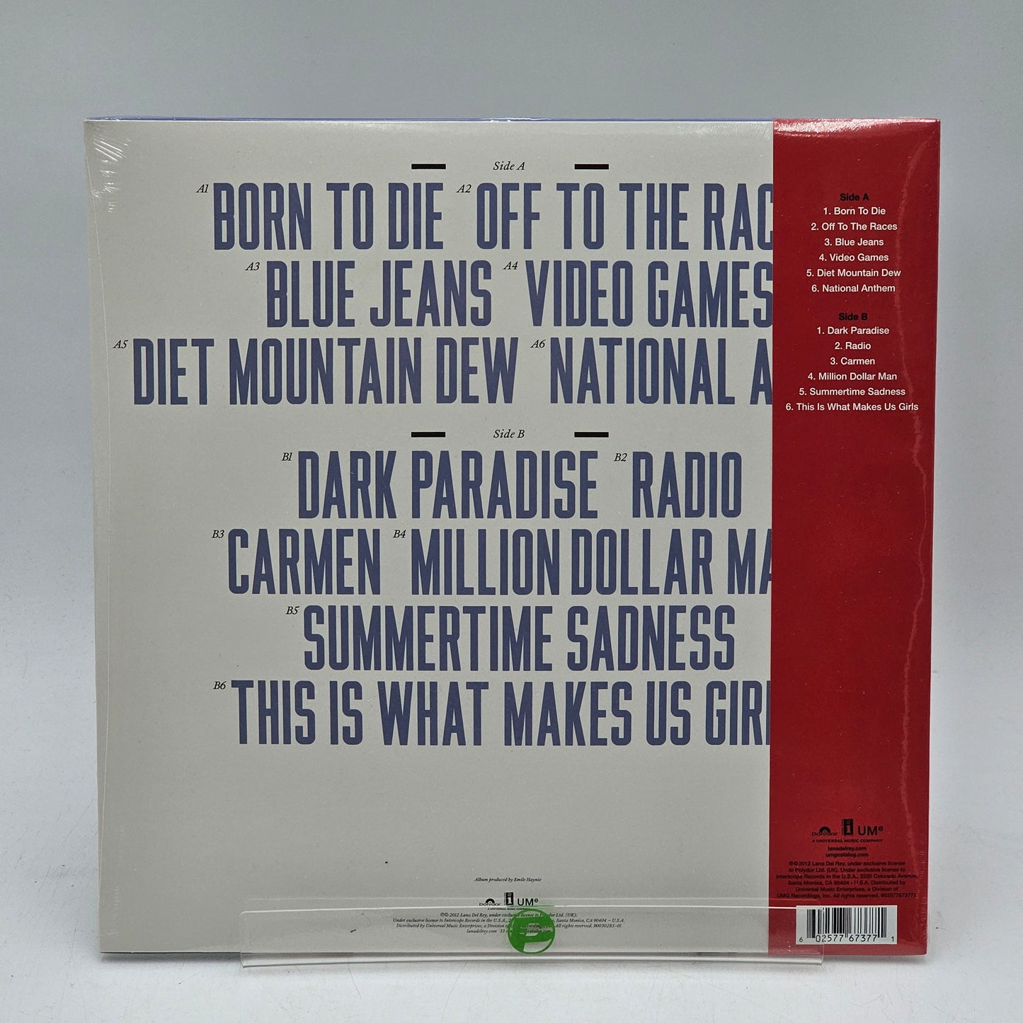 New LANA DEL RAY LIMITED EDITION 1LP OPAQUE RED Exclusive