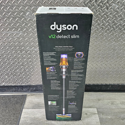 New Dyson Detect Slim Cordless Vacuum 447625-01 SV46 Yellow Nickel