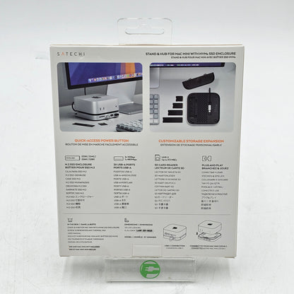 New Satechi STAND & HUB FOR MAC MINI SSD ENCLOSURE