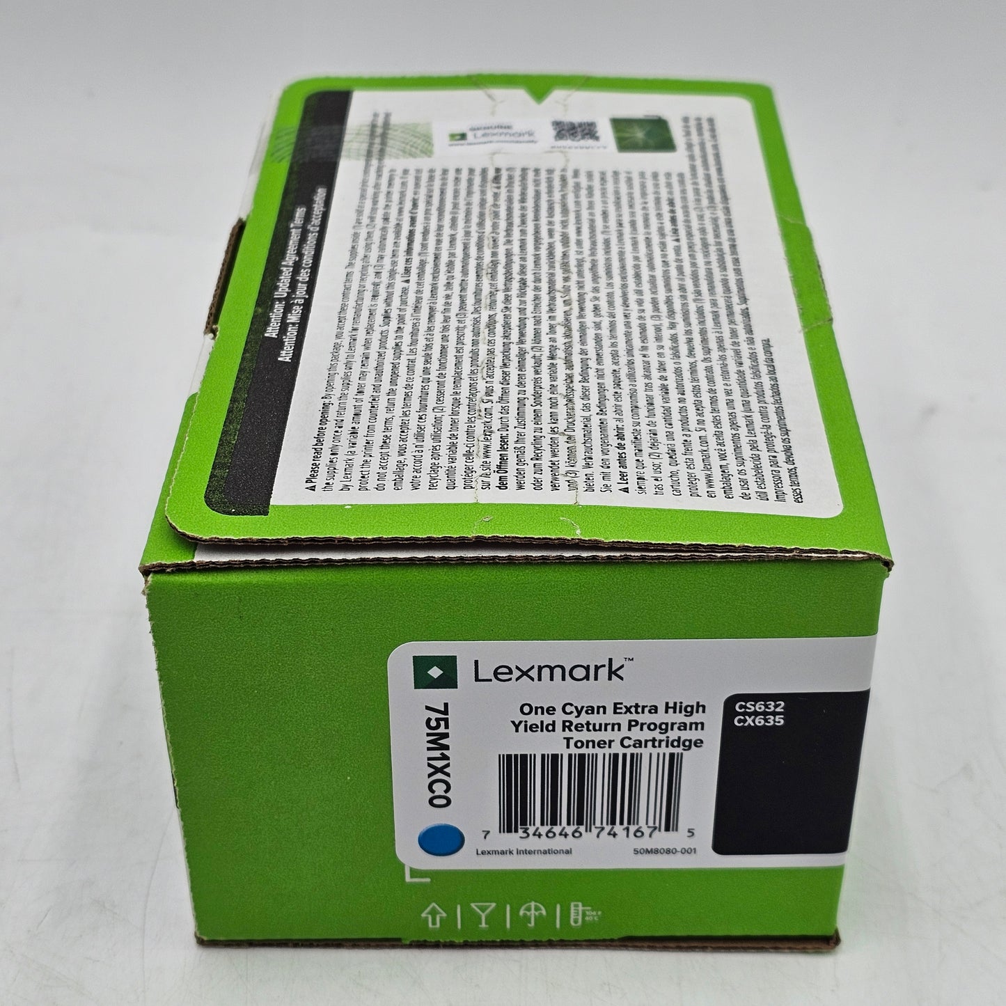 New Lexmark 75M1XC0 Cyan Toner Cartridge