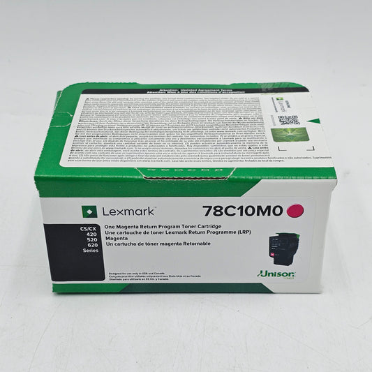 New Lexmark 78C10M0 Magenta Toner Cartridge