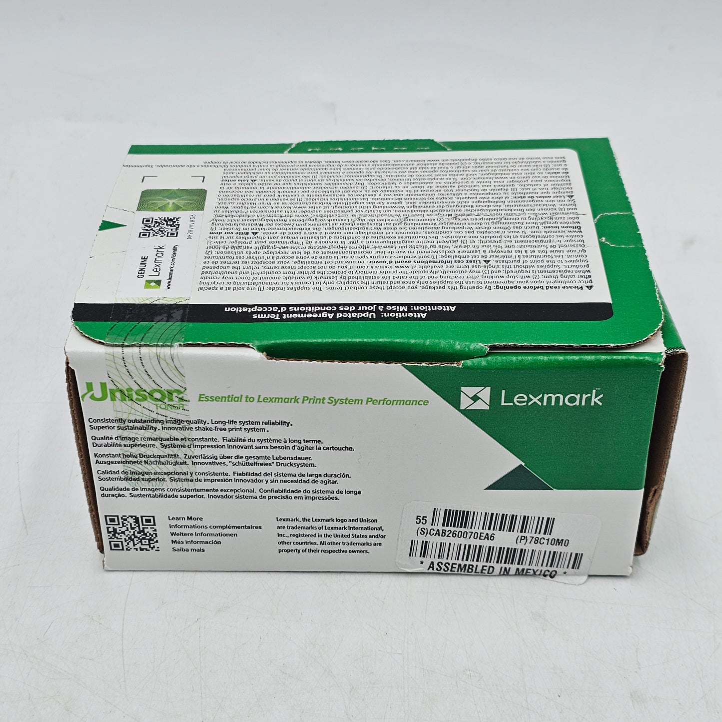 New Lexmark 78C10M0 Magenta Toner Cartridge