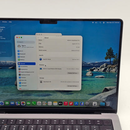 2021 Apple MacBook Pro 14" M1 Pro 14C GPU 3.2GHz 16GB RAM 512GB SSD A2442