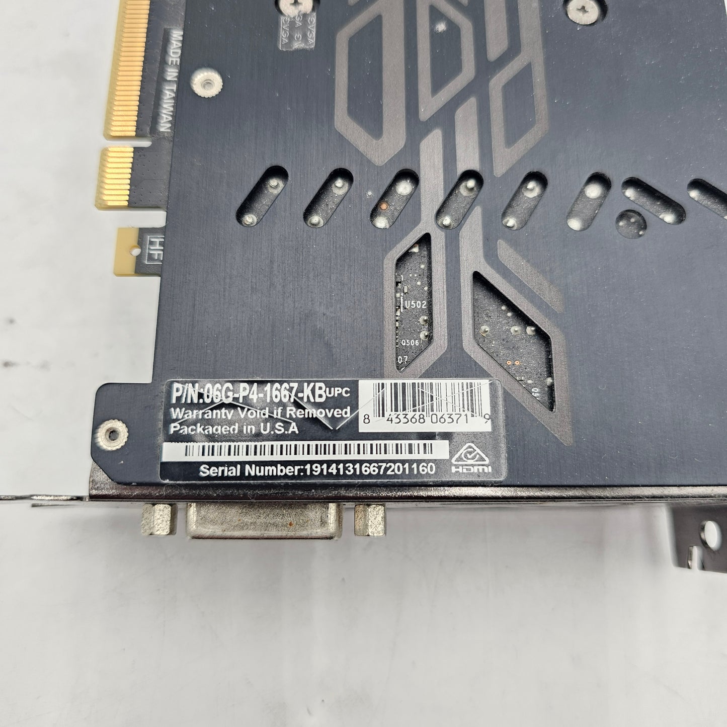 EVGA GeForce GTX 1660 Ti SC ULTRA GAMING 6GB GDDR6 Graphics Card 06G-P4-1667-KB