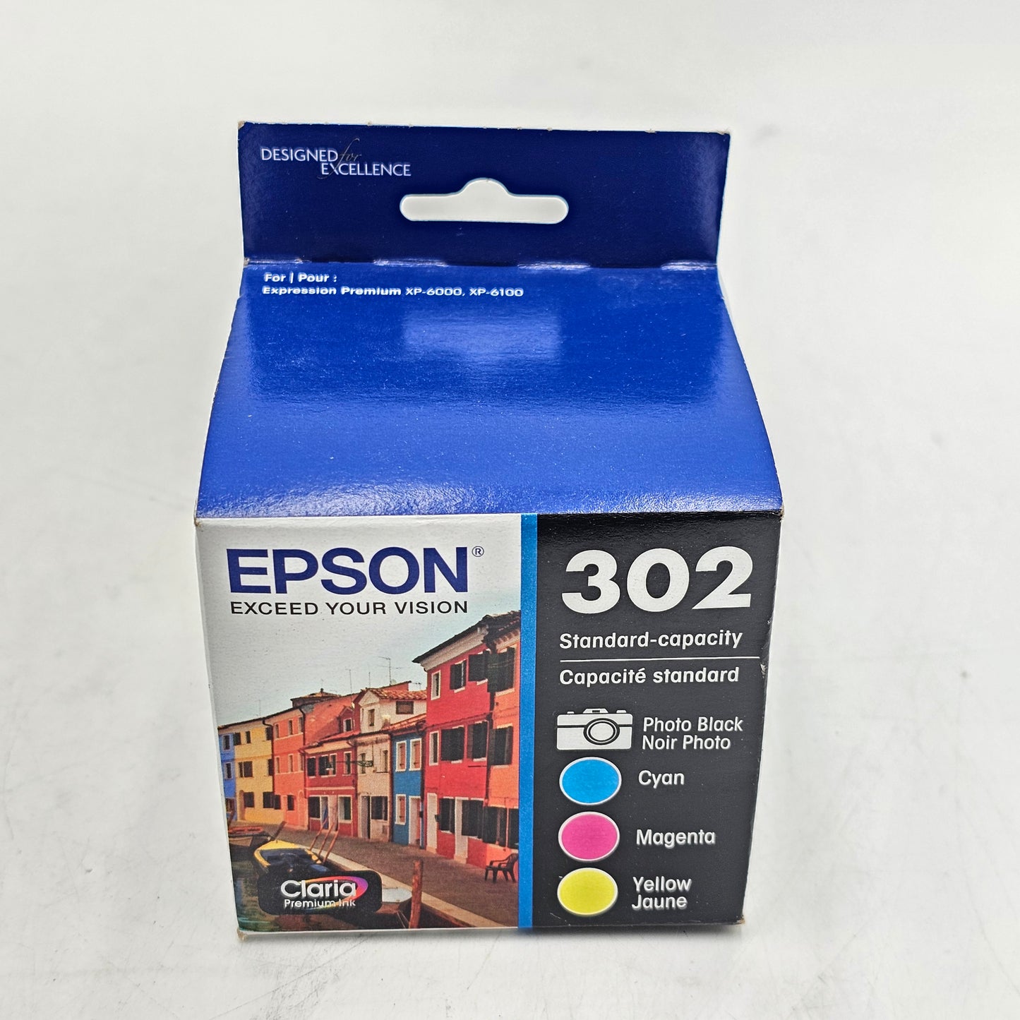 New Epson 302 Standard Capacity Ink Cyan Magenta Yellow