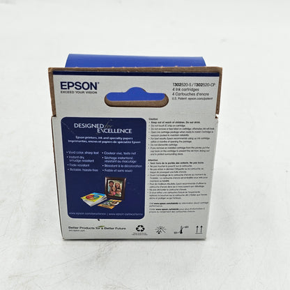 New Epson 302 Standard Capacity Ink Cyan Magenta Yellow