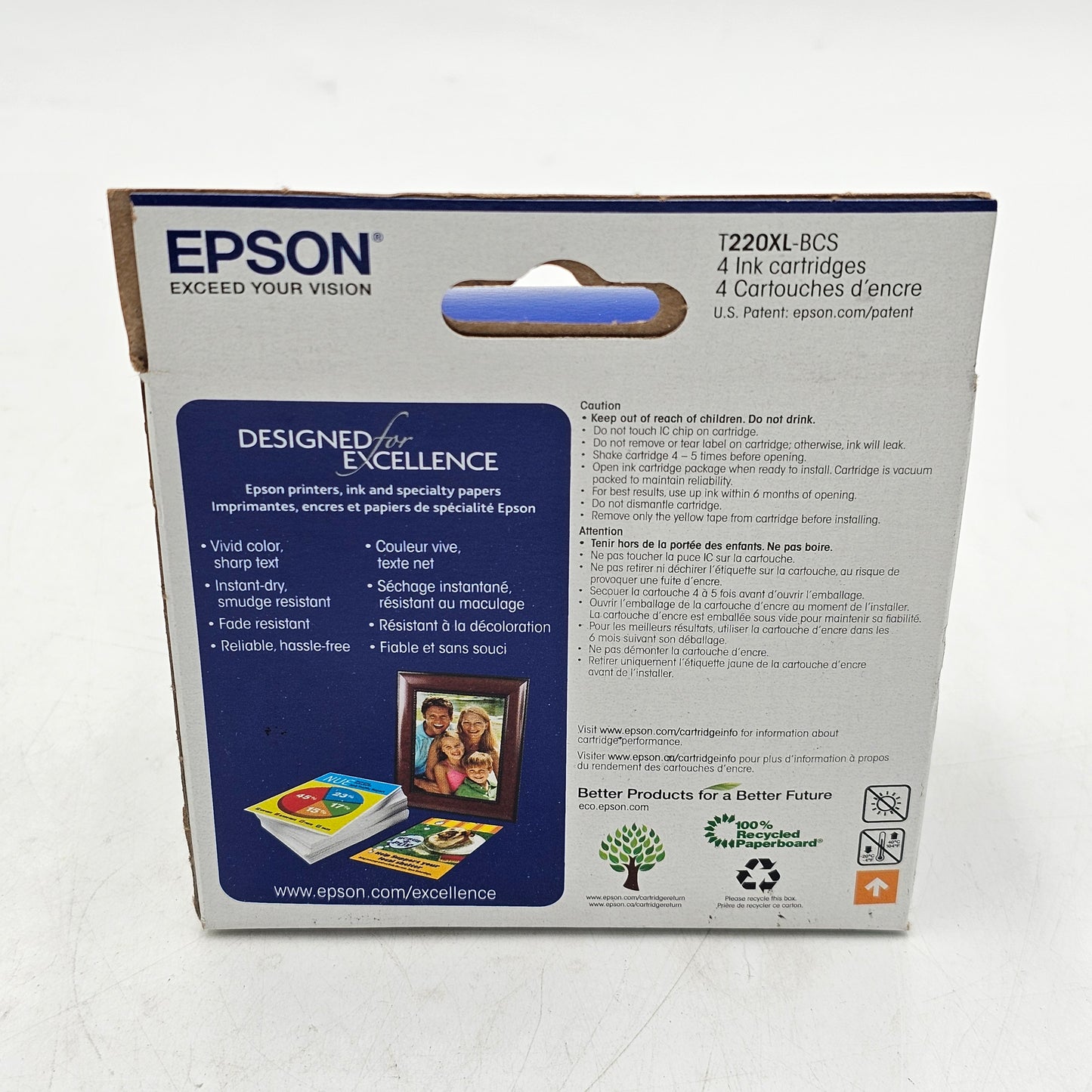 New Epson High Capacity 220XL Standard Capacity 220 Ink