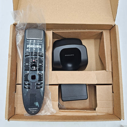 New PHILIPS SPEECHMIKE PREMIUM AIR Wireless Dictation Microphone SMP4000