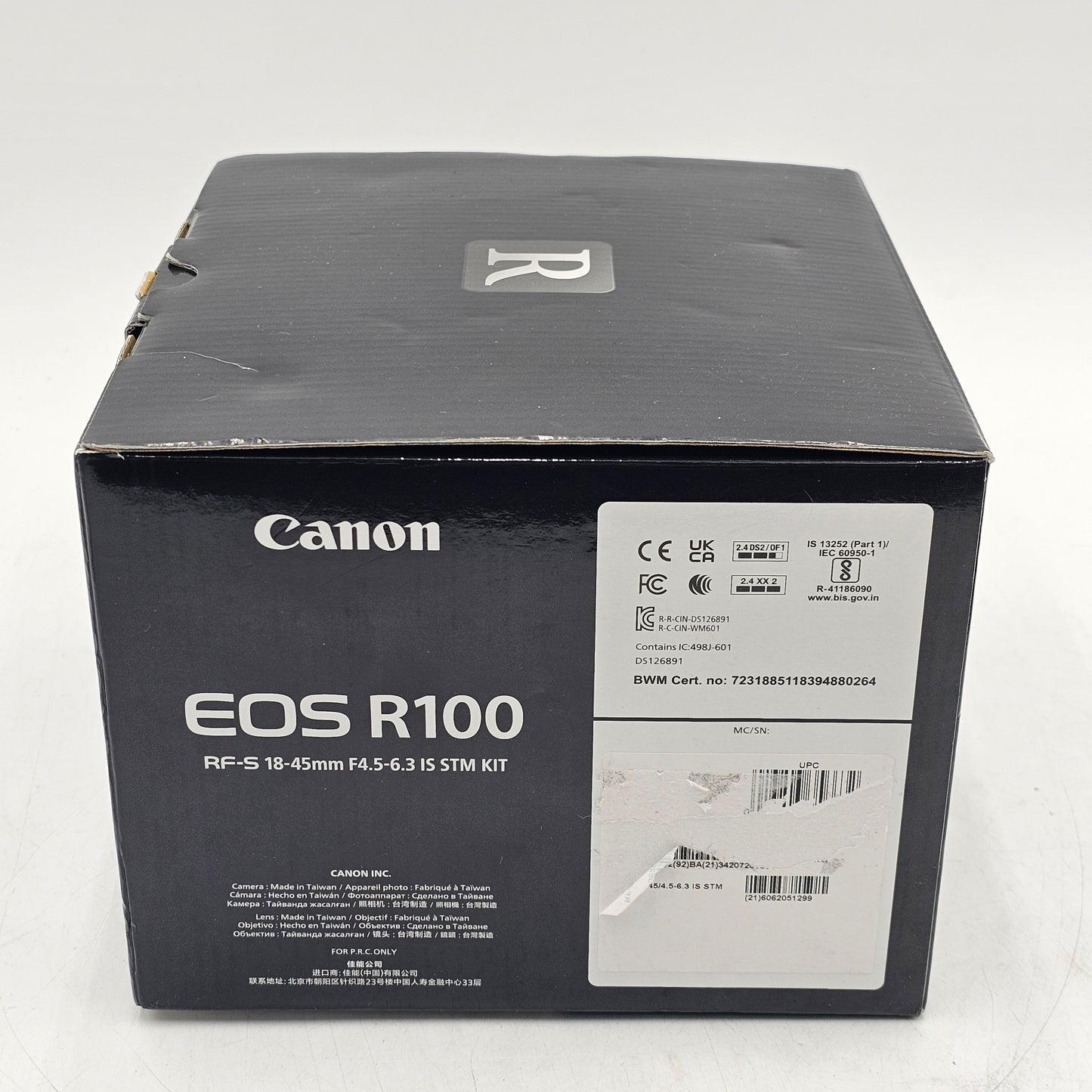New Canon EOS R100 24.1MP Digital SLR DSLR Camera