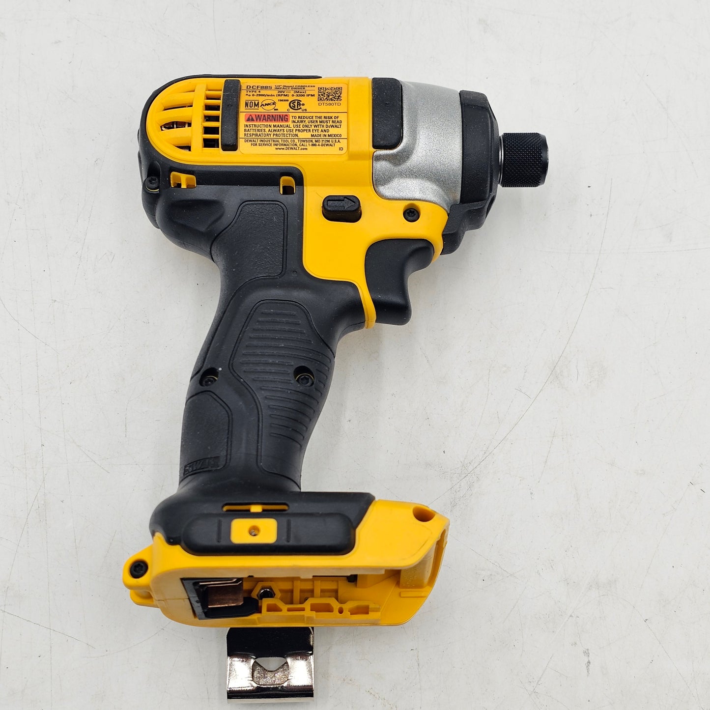 New DeWalt DCF885 20V MAX 1/4" Cordless Impact Driver