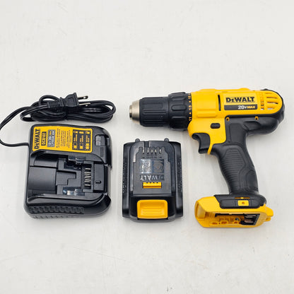 New DeWalt DCD771C2 20V MAX 1/2" (13mm) Cordless Drill Driver