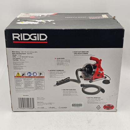 New Ridgid 55808 120V Powerclear Drain Cleaner