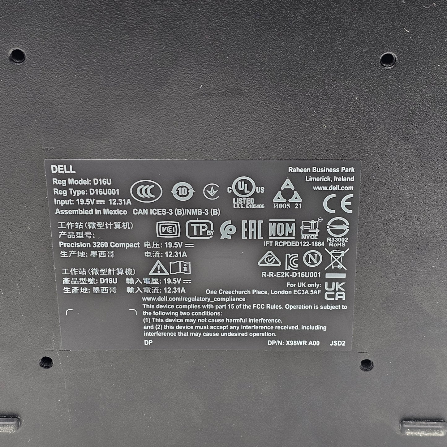 Dell Precision 3260 Core i7-12700 2.10GHz 32GB RAM 1TB SSD NVIDIA T400