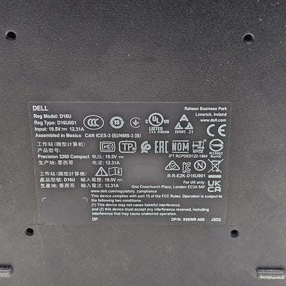 Dell Precision 3260 Core i7-12700 2.10GHz 32GB RAM 1TB SSD NVIDIA T400
