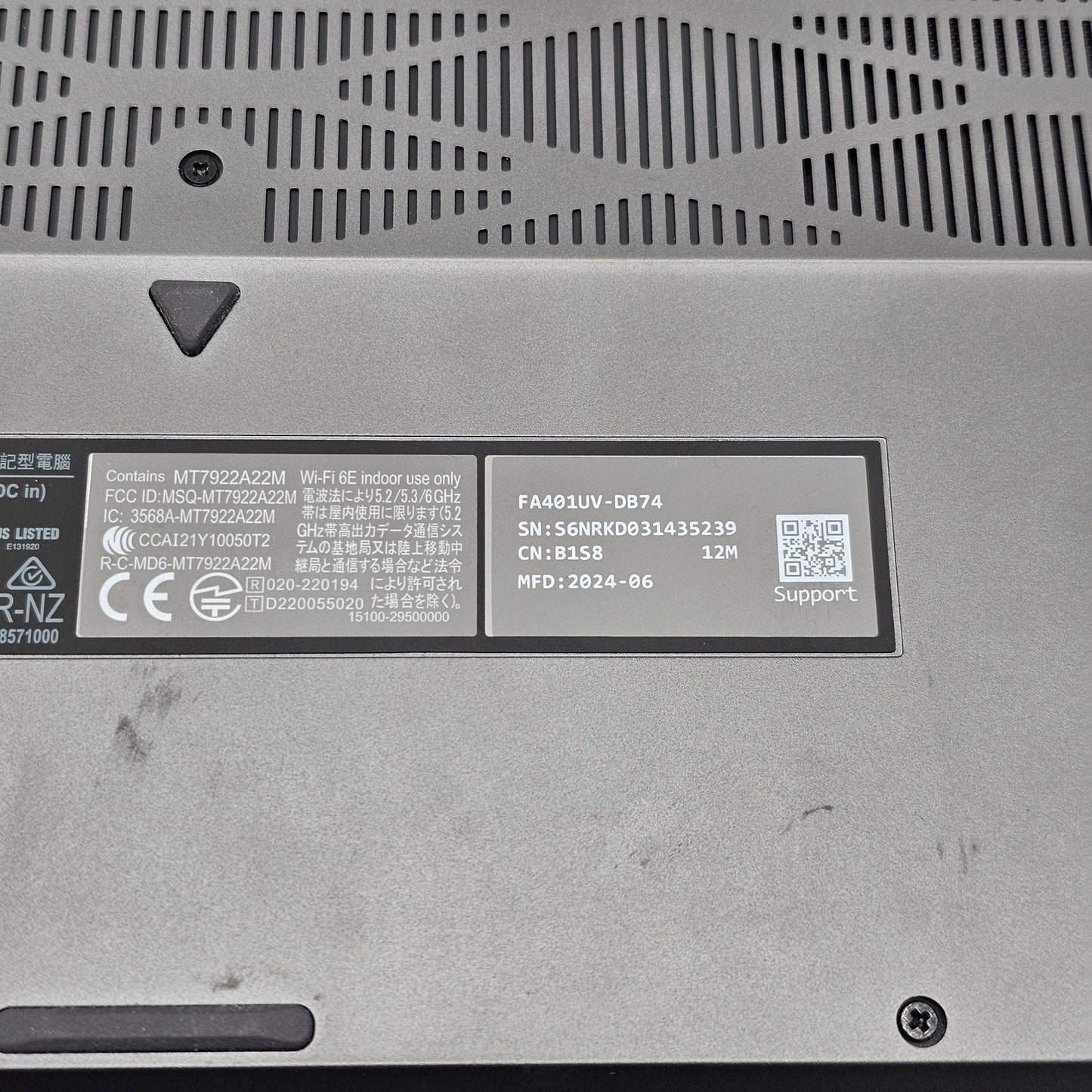 Asus TUF A15 FA401 15.6" Ryzen 7 8845HS 3.8GHz 16GB RAM 1TB SSD GeForce RTX 4060