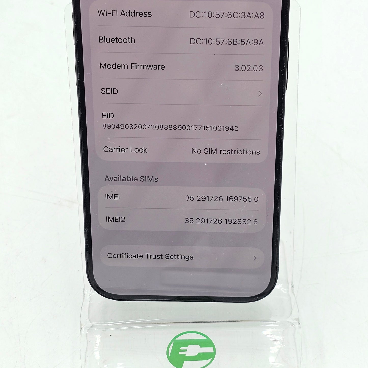 Factory Unlocked Apple iPhone 15 Pro 256GB Black MTQR3LL/A