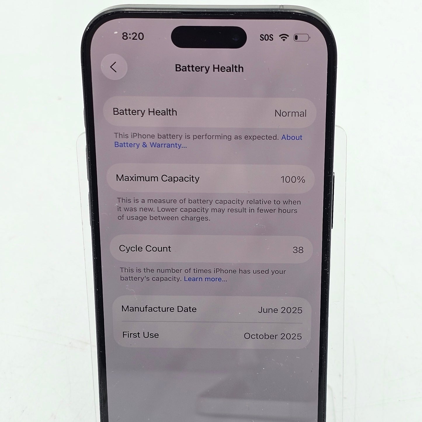 Factory Unlocked Apple iPhone 15 Pro 256GB Black MTQR3LL/A