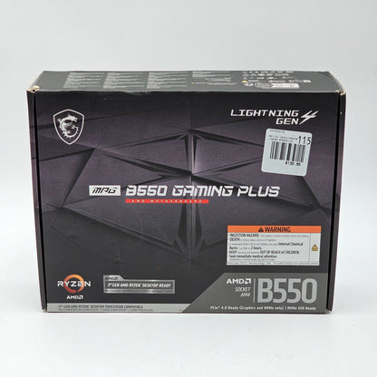 MSi B550 Gaming Plus AM4 ATX AMD DDR4 Motherboard