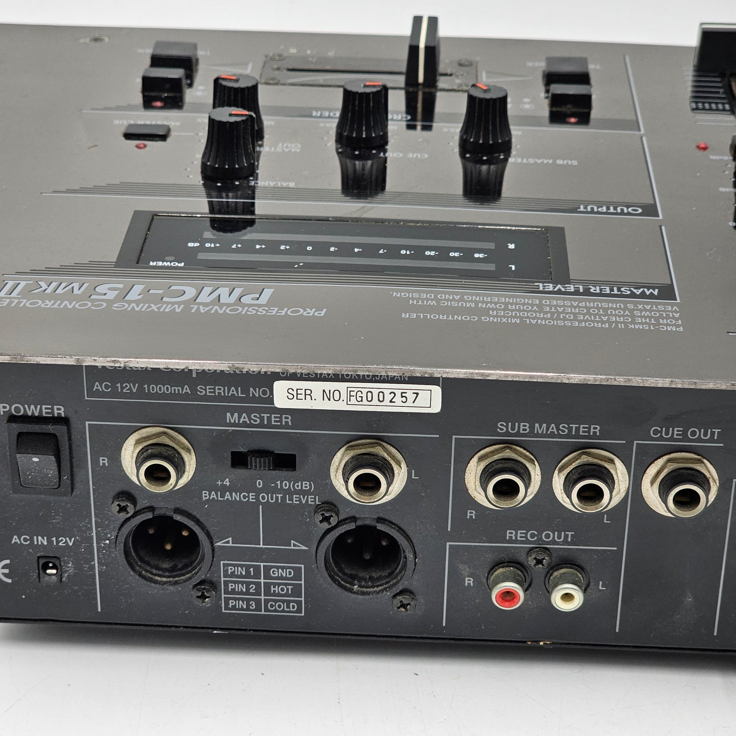 Vestax Professional Mixing Controller PMC-15 MK II