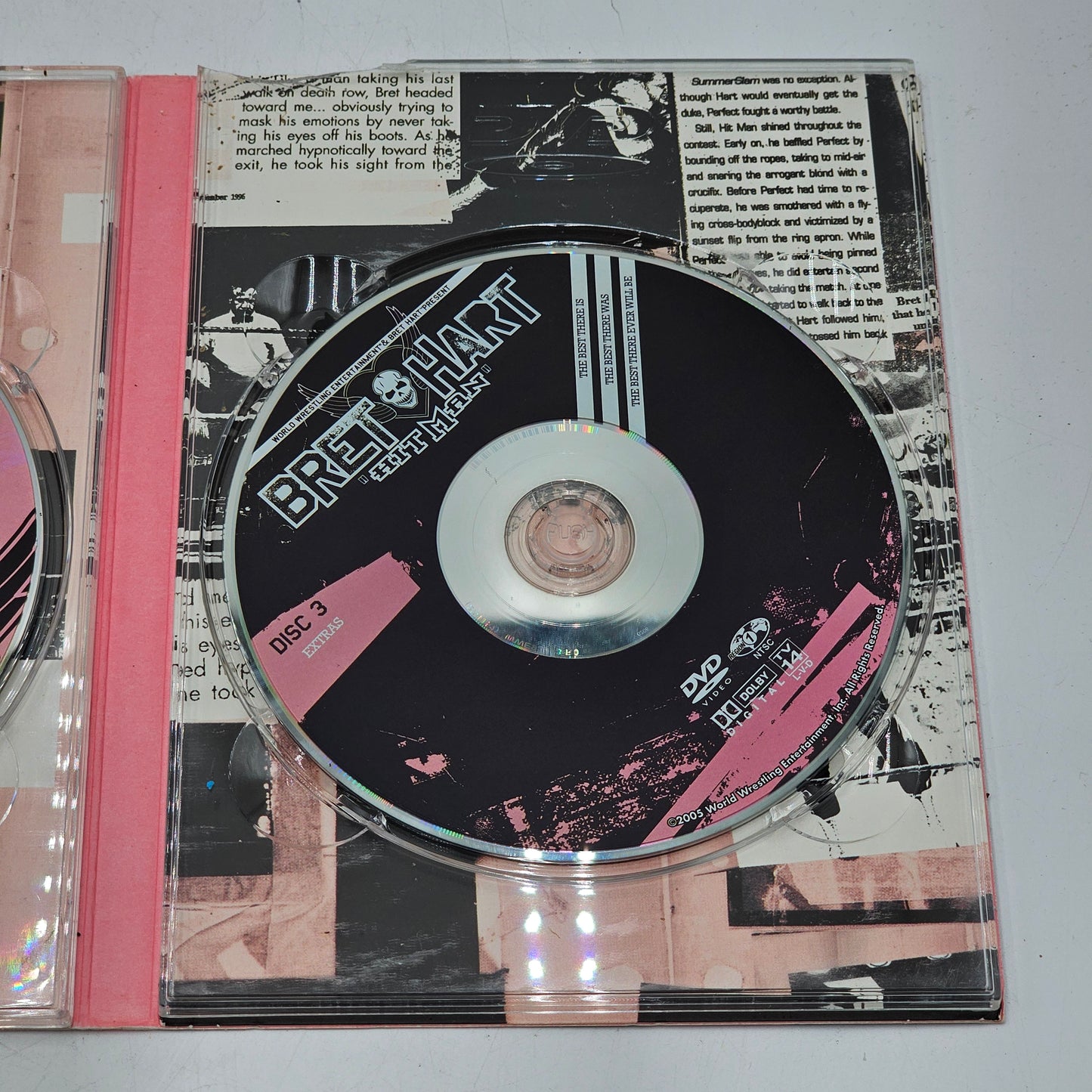 WWE Bret Hart Hitman DVD