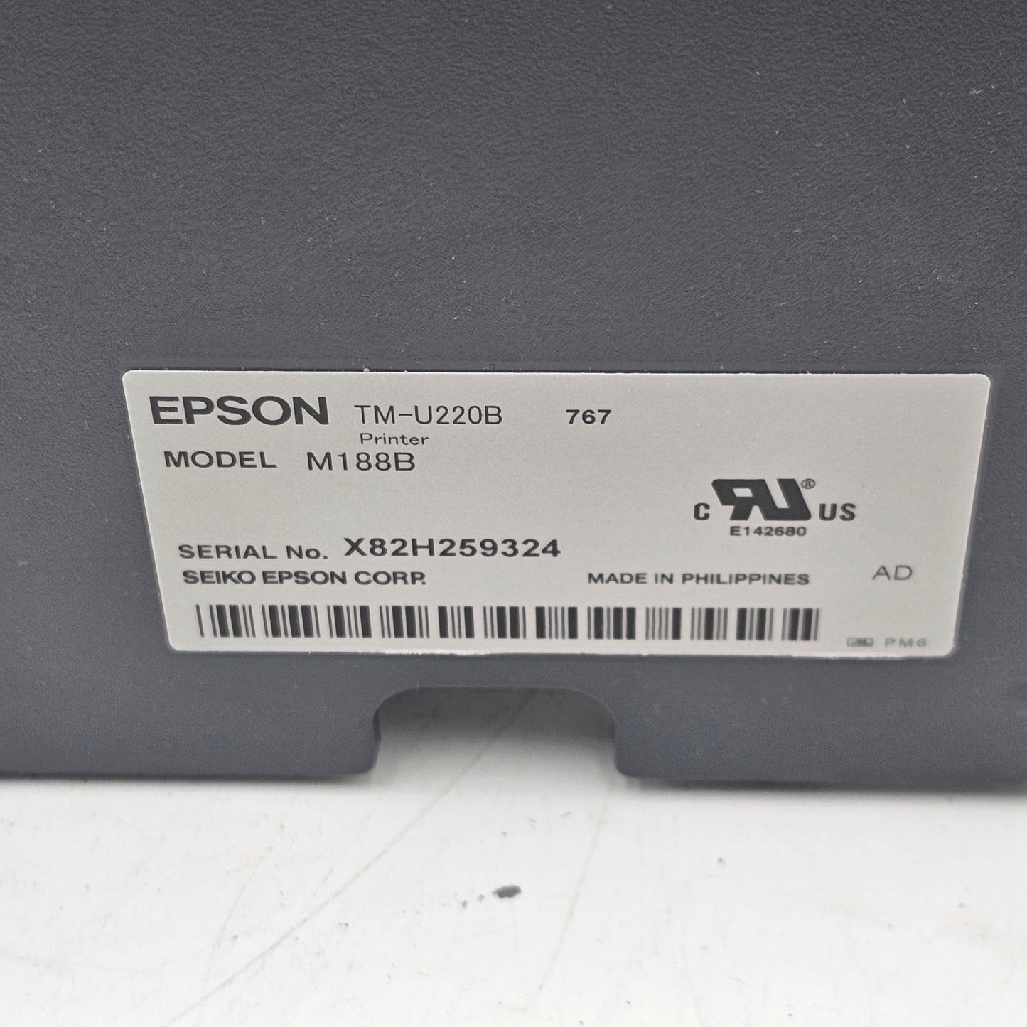 Epson TM-U220B Receipt Printer