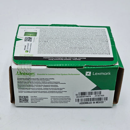 New Lexmark 78C10C0 Cyan Toner Cartridge