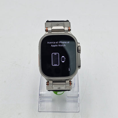 Unlocked Apple Watch Ultra 2 49MM Natural Titanium Aftermarket Band M96T3LL/A