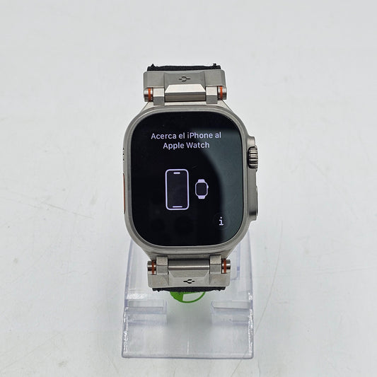 Unlocked Apple Watch Ultra 2 49MM Natural Titanium Aftermarket Band M96T3LL/A