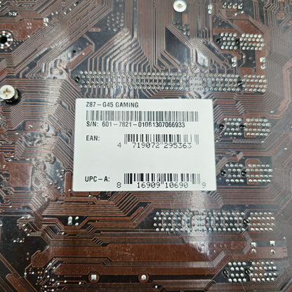 MSI Z87-G45 LGA 1150 ATX Intel DDR3 Motherboard