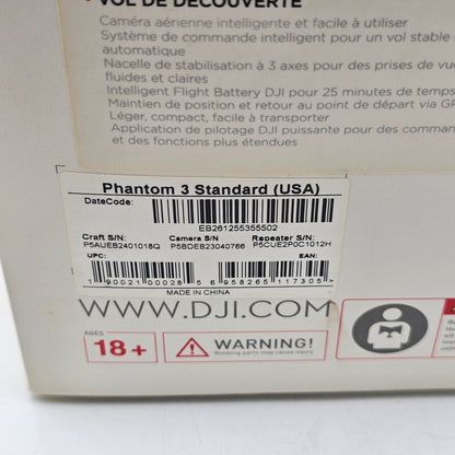 DJI Phantom Standard Camera Drone W321