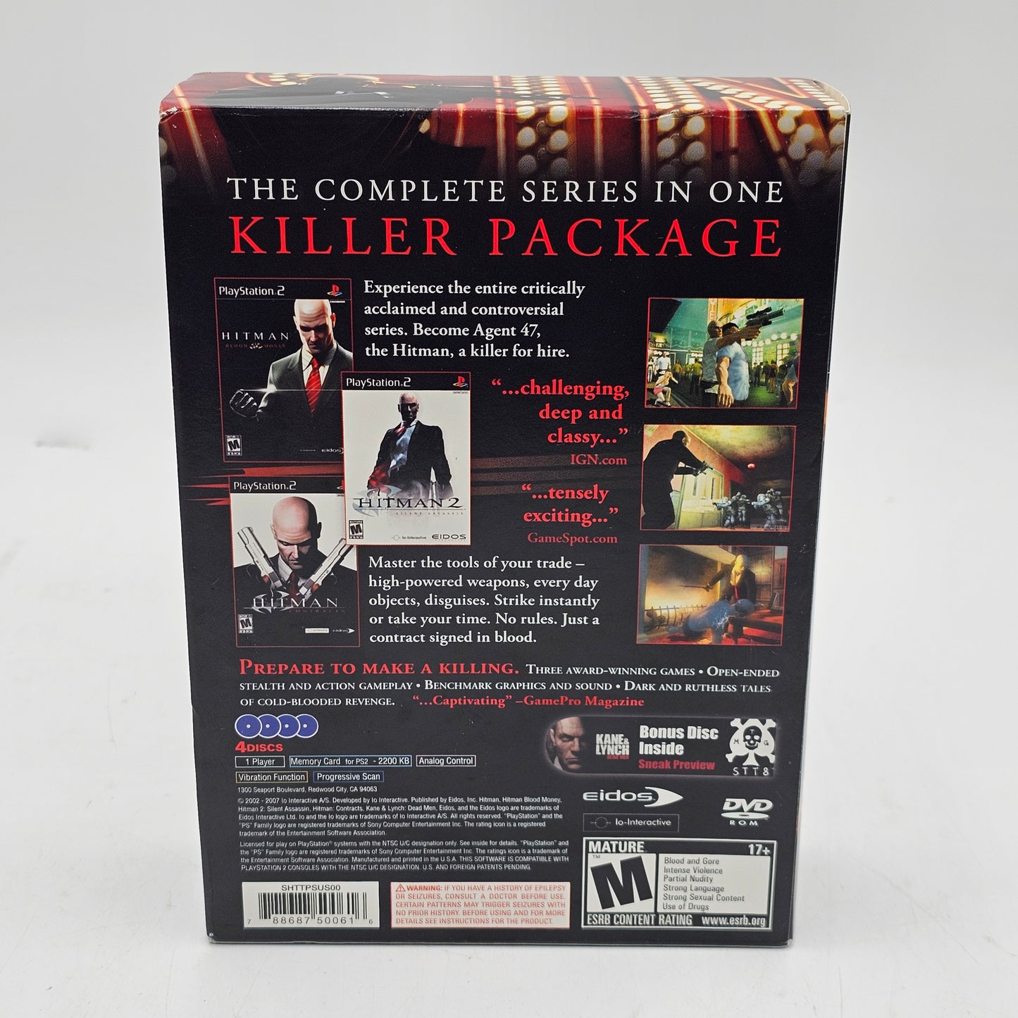 Hitman Trilogy (Sony PlayStation 2 PS2, 2007)