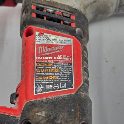 Milwaukee 5263-20 5/8" Rotary Hammer