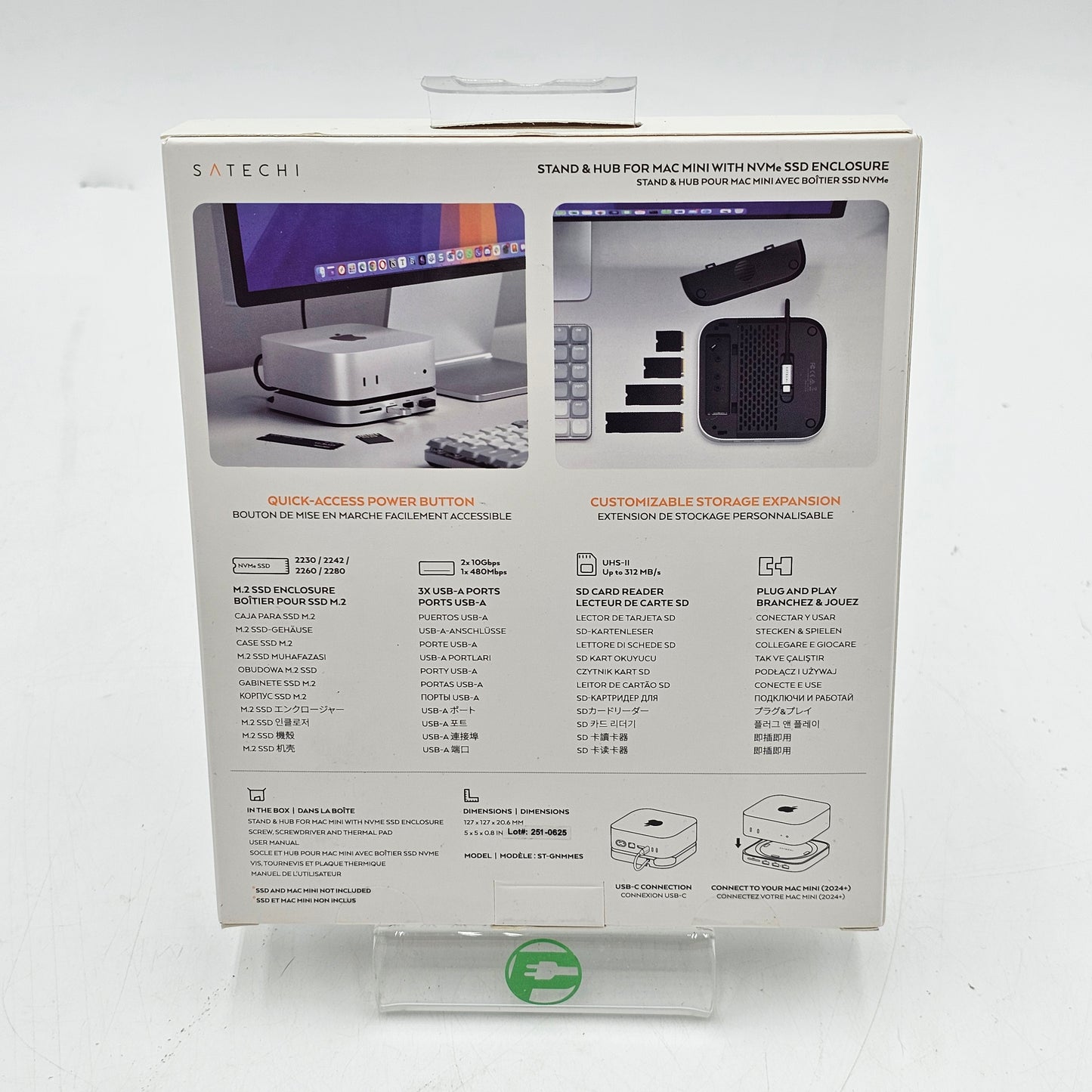 New Satechi Stand and Hub for Mac Mini with NVMe SSD Enclosure