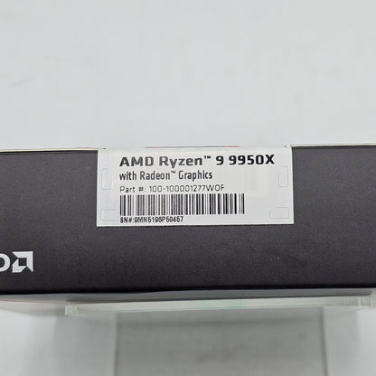 New AMD Ryzen 9 9950X 4.30GHz 16 Core 100-100001277WOF 32 Thread AM5