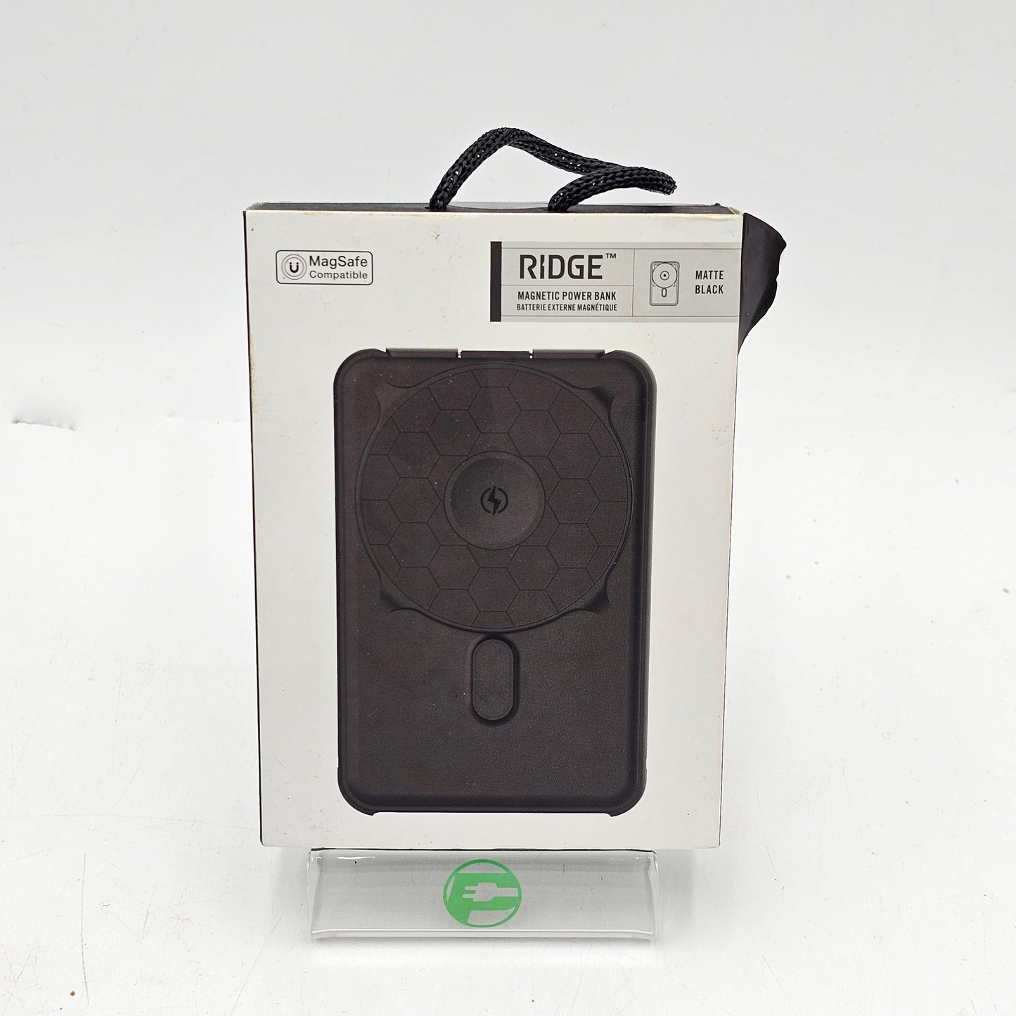 New Ridge Magnetic Power Bank 10000 Mh Matte Black