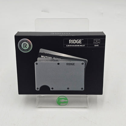 New Ridge Slim RFID Blocking Wallet Slate