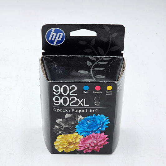 New HP 902XL Black, Yellow, Cyan and Magenta Ink Cartridge