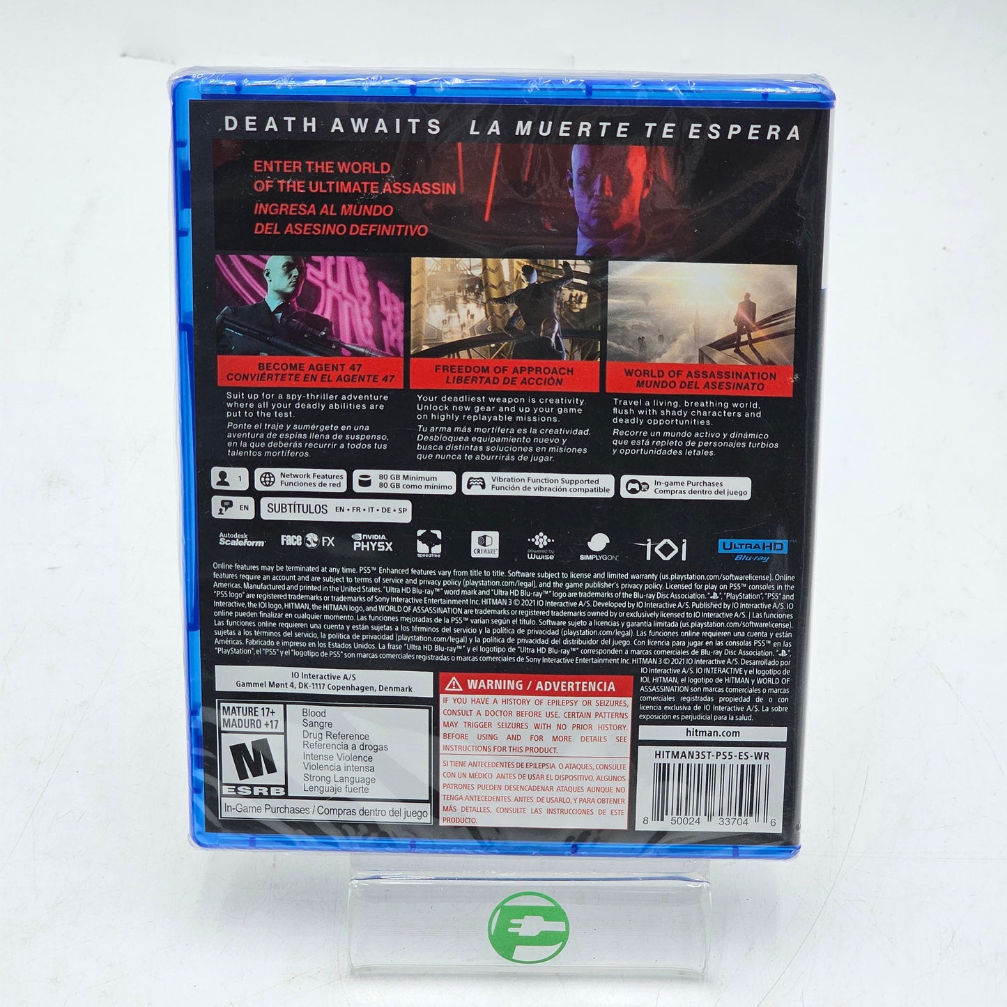 New Hitman 3 (Sony PlayStation 5 PS5, 2021)