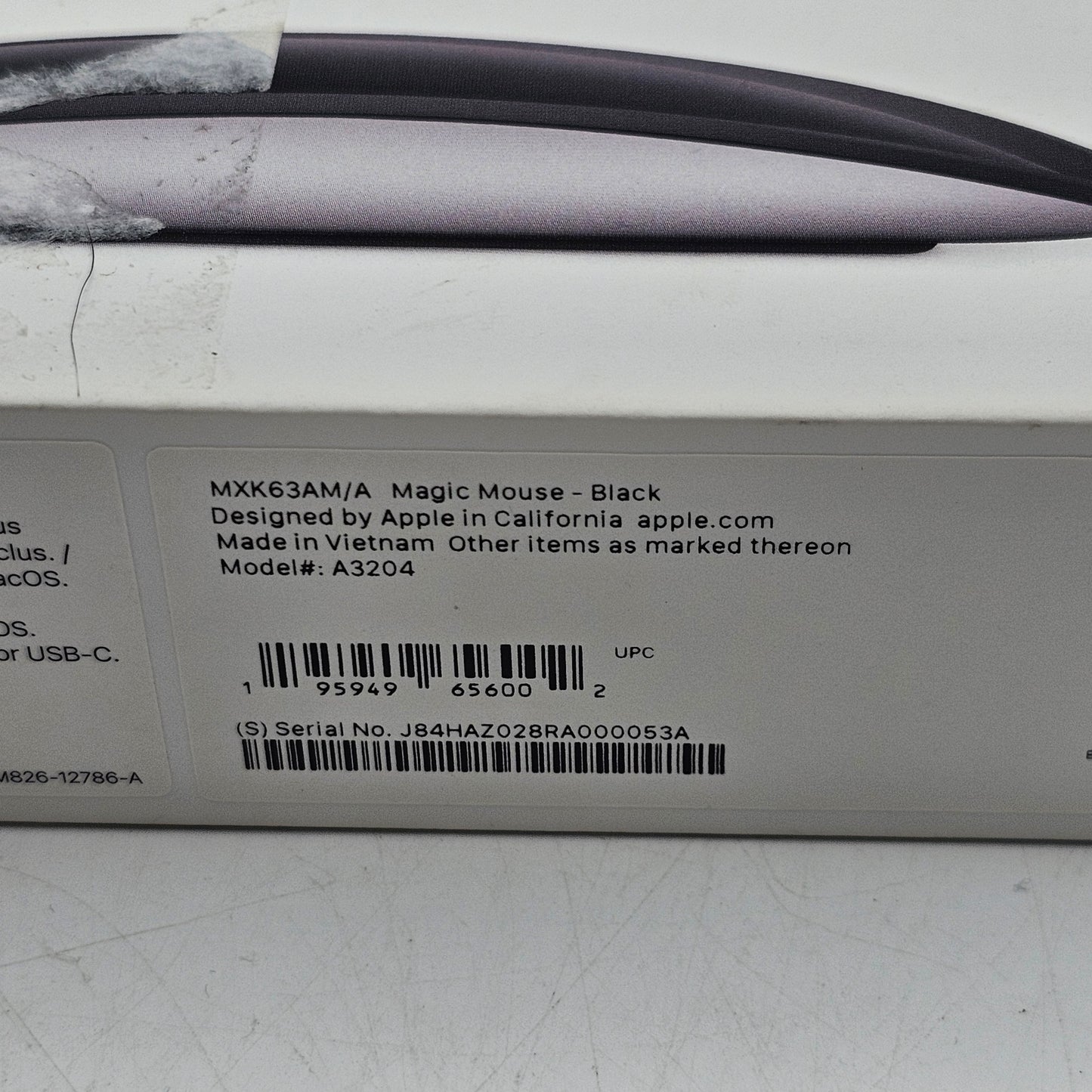 Apple Magic Mouse 2 A3204 Black