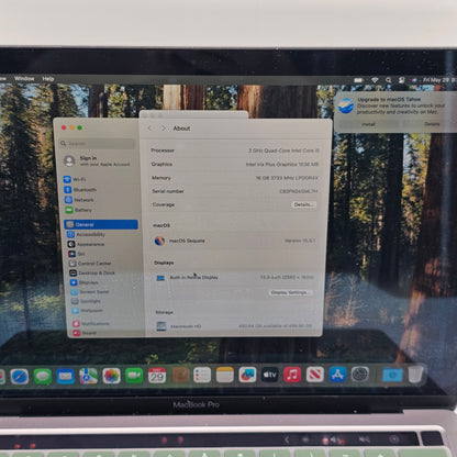 2020 Apple MacBook Pro 13.3" i5 2.0GHz 16GB RAM 512GB SSD Space Gray A2251