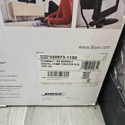 New Bose CineMate Series II Wired Speaker System Black 320573-1100