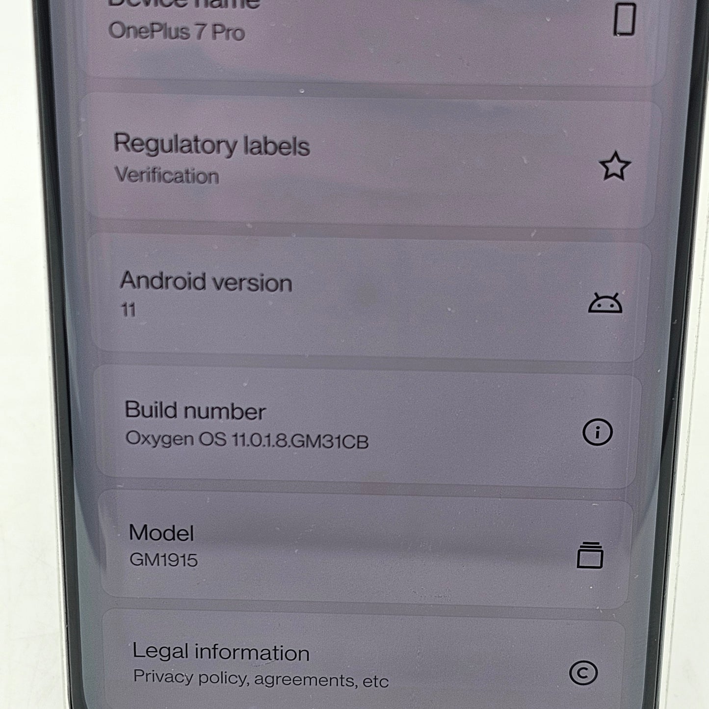 T-Mobile OnePlus 7 Pro 256GB Mirror Grey GM1915