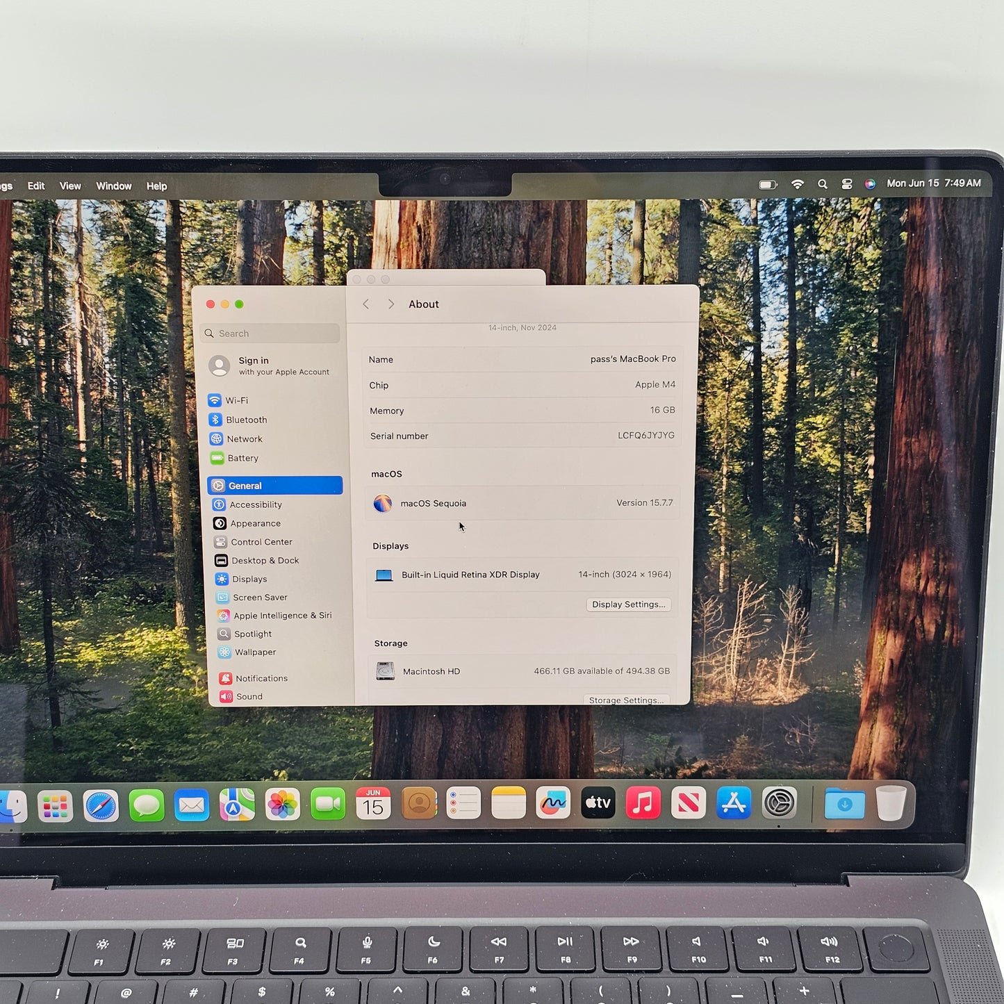 2024 Apple MacBook Pro 14" M4 10C GPU 4.5GHz 16GB RAM 512GB SSD A3112