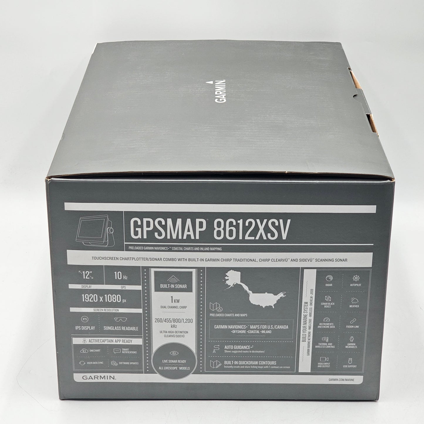 New Garmin GPSMAP 8612XSV Fish Finder