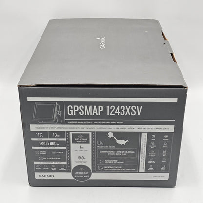 New Garmin GPSMAP 1243xsv Fish Finder 010-02367-61