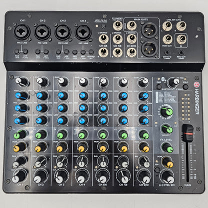 Harbinger lv12 12-Channel Analog Mixer With Bluetooth & FX