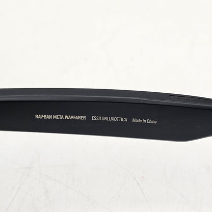 Ray-Ban Meta Wayfarer Gen 1 Black Standard RW4008 601SM1 AI Smart Glasses