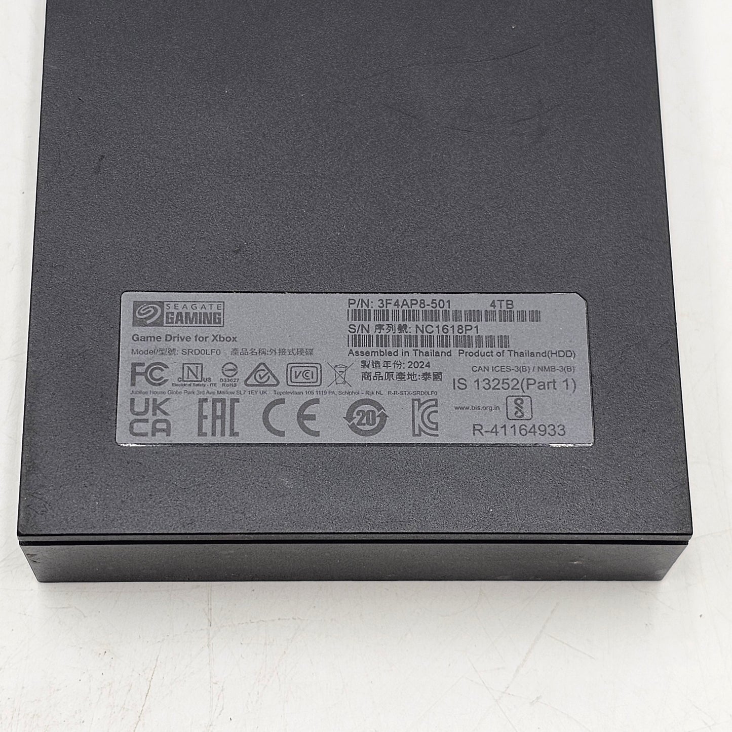 Seagate External Hard Drive Black SRD0LF0 For Xbox One