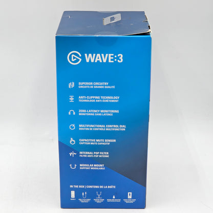 New ELGATO WAVE 3 USB Microphone