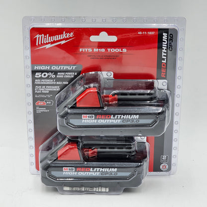 New Milwaukee 48-11-1837 REDLITHIUM HIGH OUTPUT CP3.0 Battery